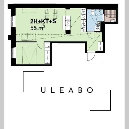 Uleabo Luxurious And Spacious 55m2 With Sauna!